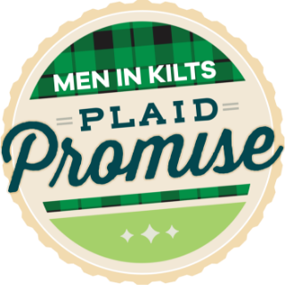 Men In Kilts Plaid Promise badge
