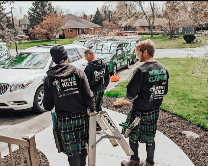 Window & Gutter Cleaning in Calgary | Men in Kilts